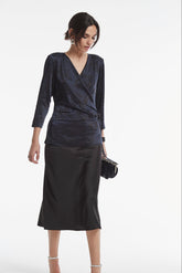 PRINT SATEN RIAD TOP